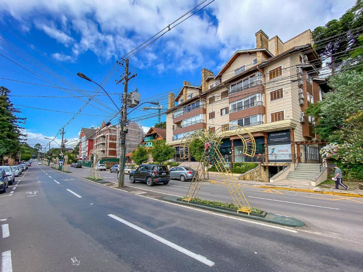 Flores Da Montanha 204C - Apto Borges De Medeiros Gramado 600 Metros Rua Coberta 아파트 외부 사진